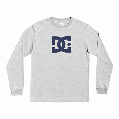 DC Star Long Sleeve Kid's Grey T-Shirt Australia Sale VND-679